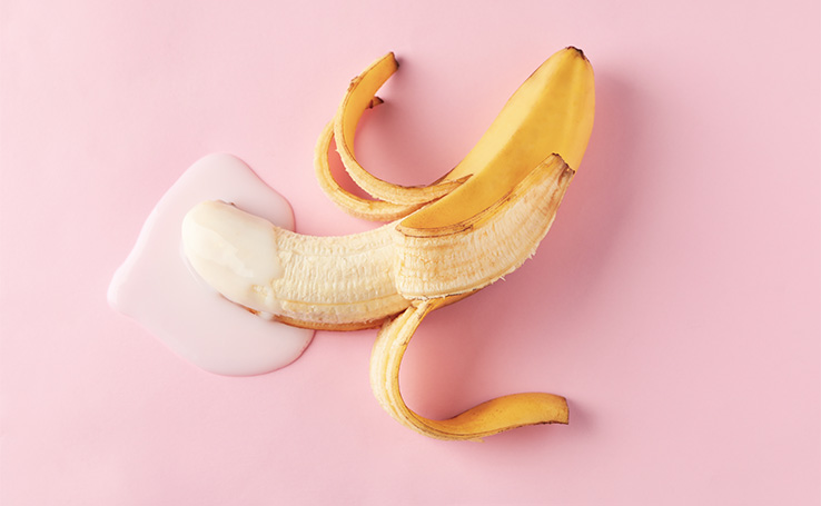 banana-com-creme-sugerindo-ejaculacao-precoce
